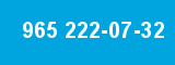 965 222-07-32